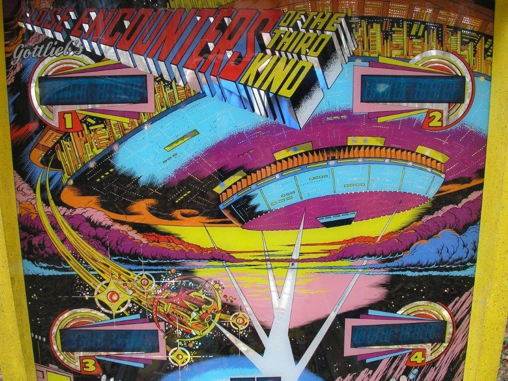 Close Encounters of the Third Kind SS Pinball Machine Operational