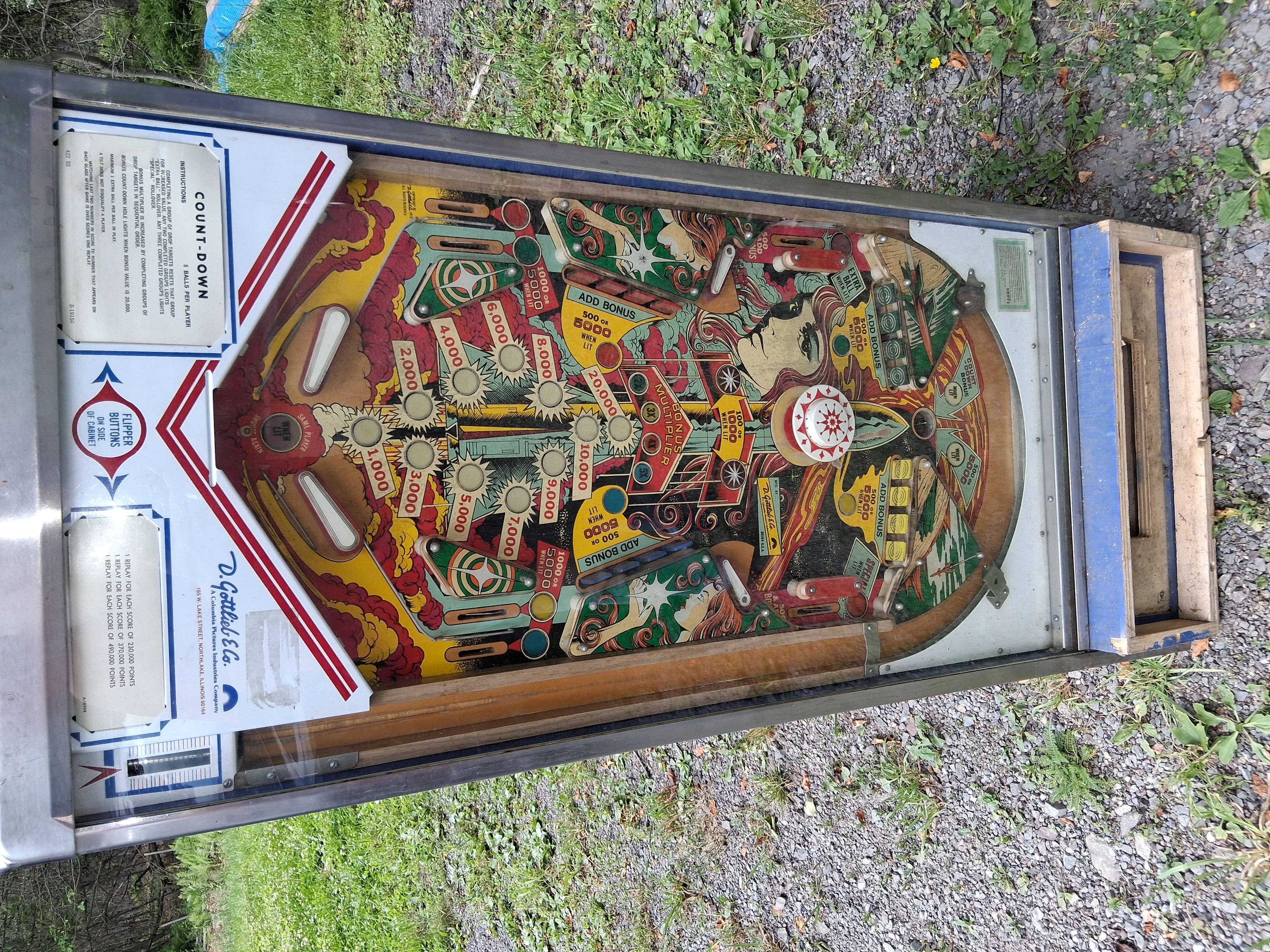 Gottlieb Count Down pinball machine gallery view 4