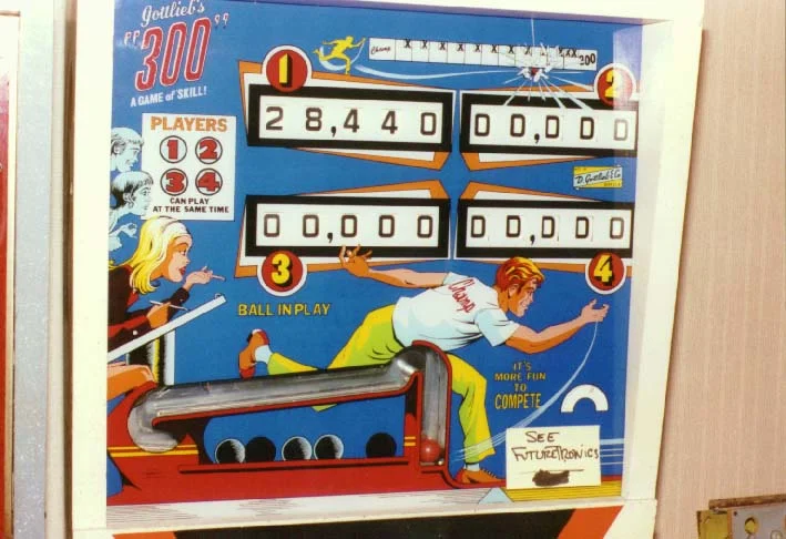 Gottlieb 300 pinball machine gallery view 2