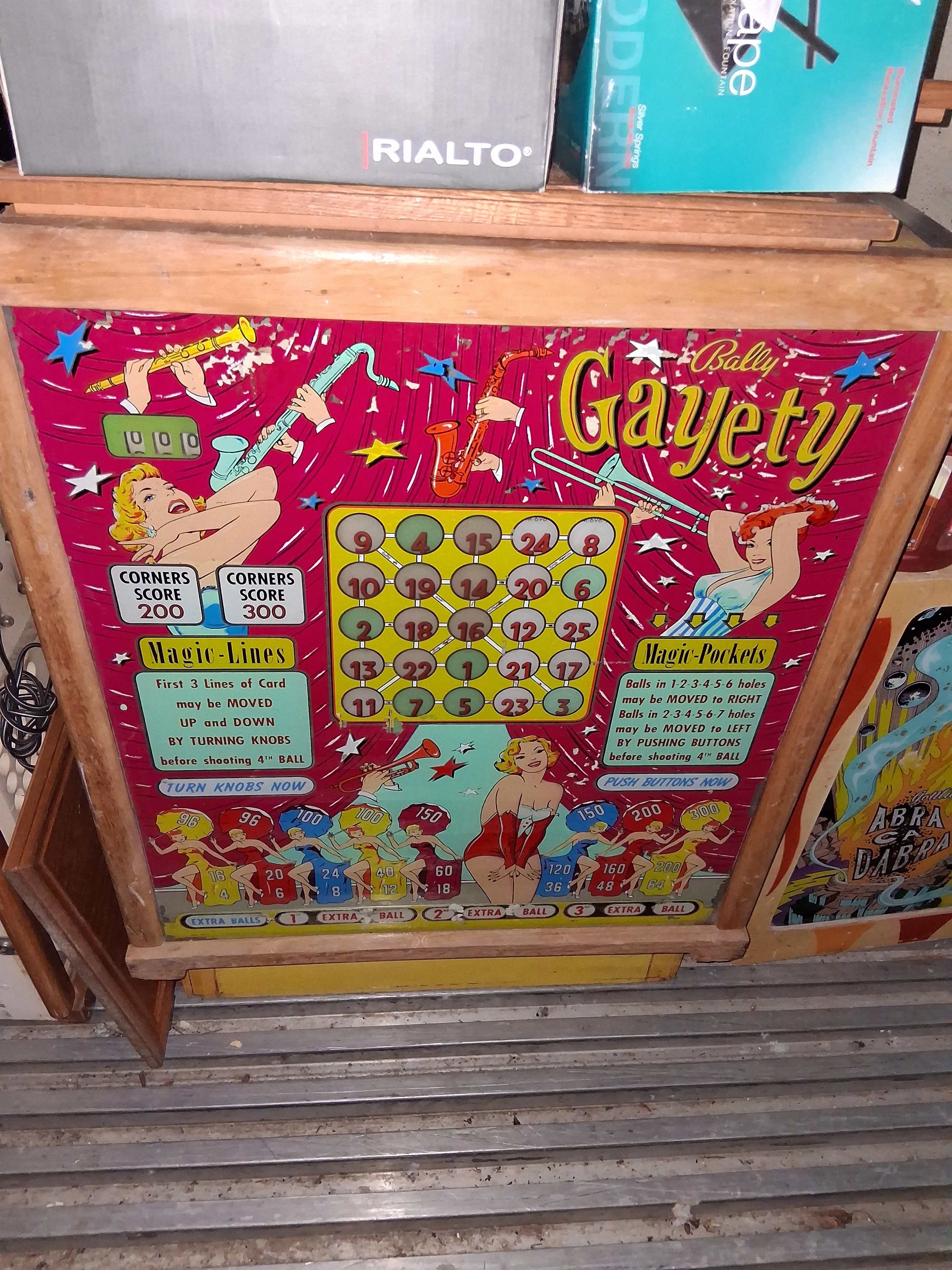Bally Gayety pinball machine gallery view 2