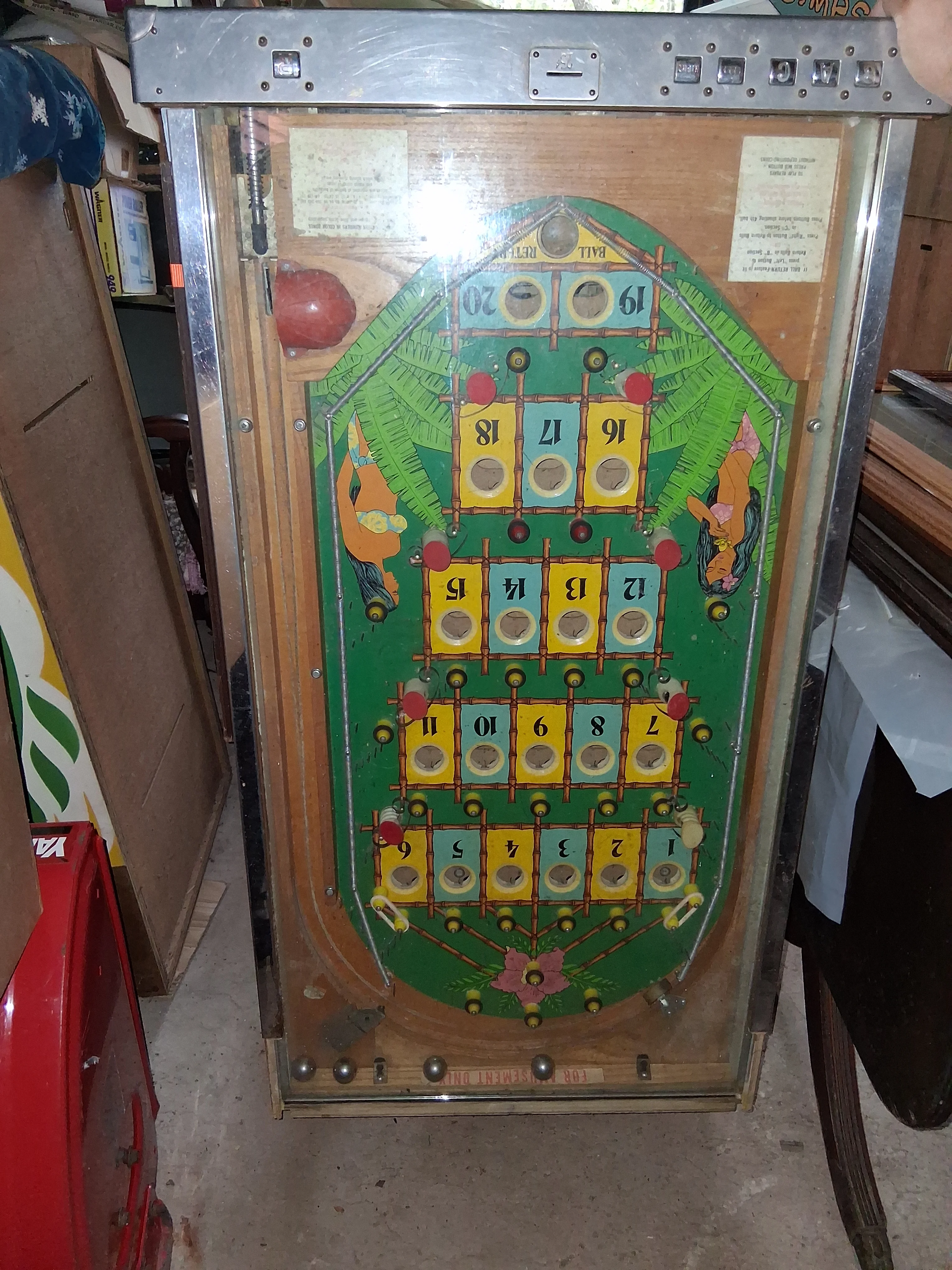 Bally Tahiti pinball machine gallery view 2